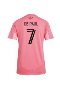 Inter Miami Rodrigo De Paul #7 Fotballdrakt Hjemme Klær Dame 2025-26 Korte ermer